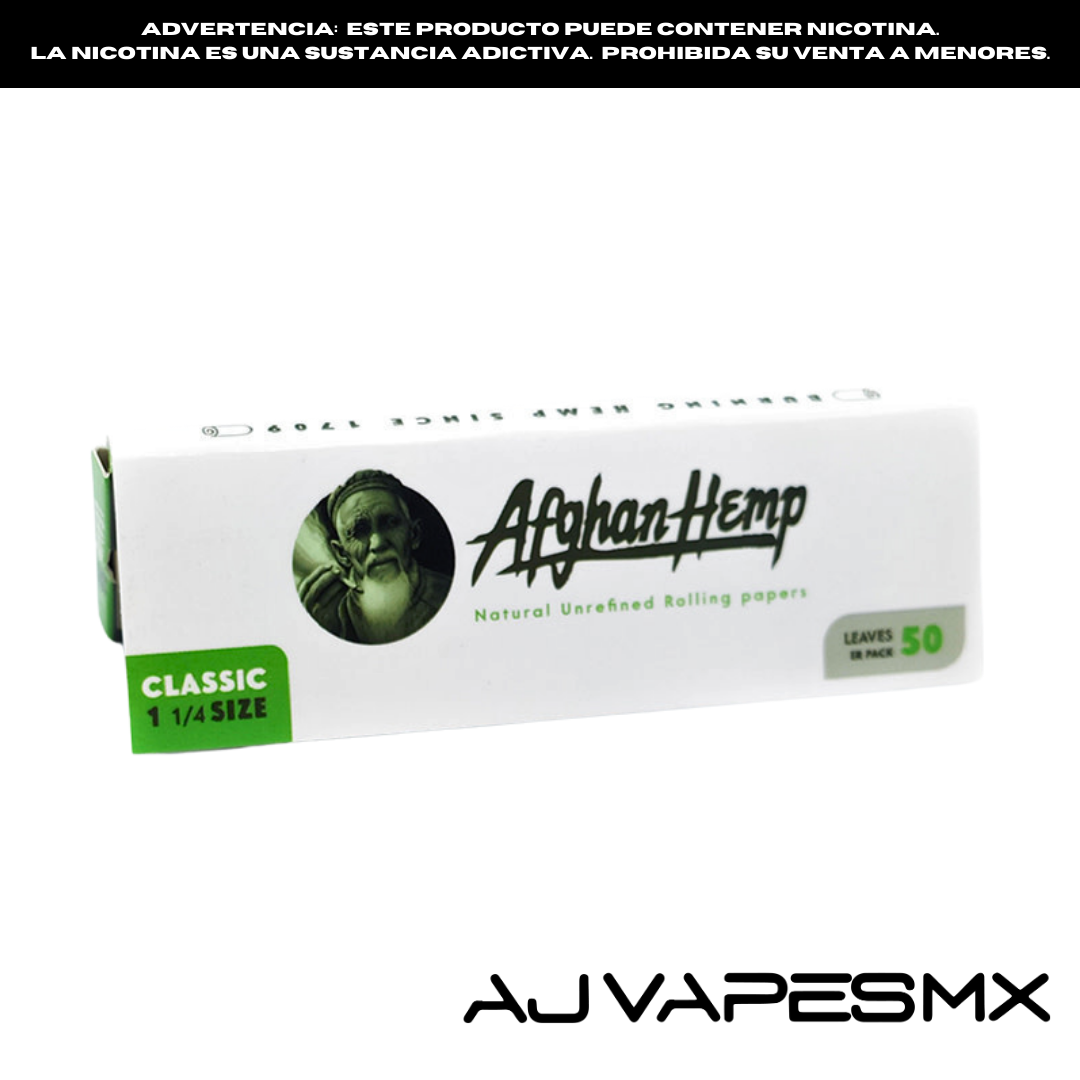 Rolling Paper 1 1/4 | AFGHAN HEMP