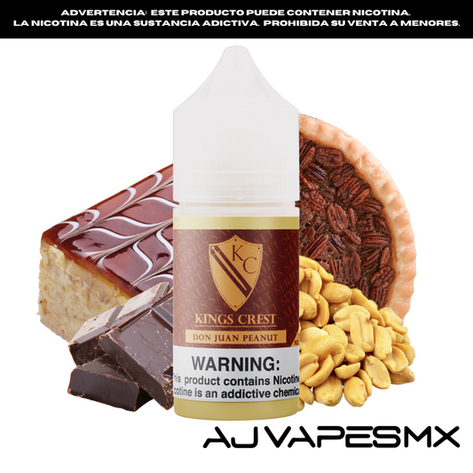 Don Juan Peanut 30ml NicSalt | KINGS CREST