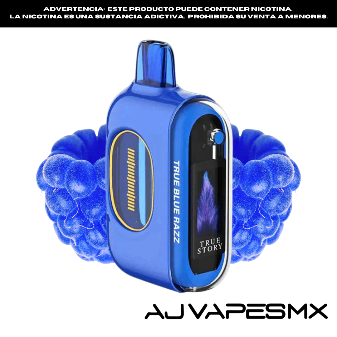 true story 20000 puffs disposable vape 20,000 FLAVOR:Banana Ice mouth-to-lung El vaper causa sequedad