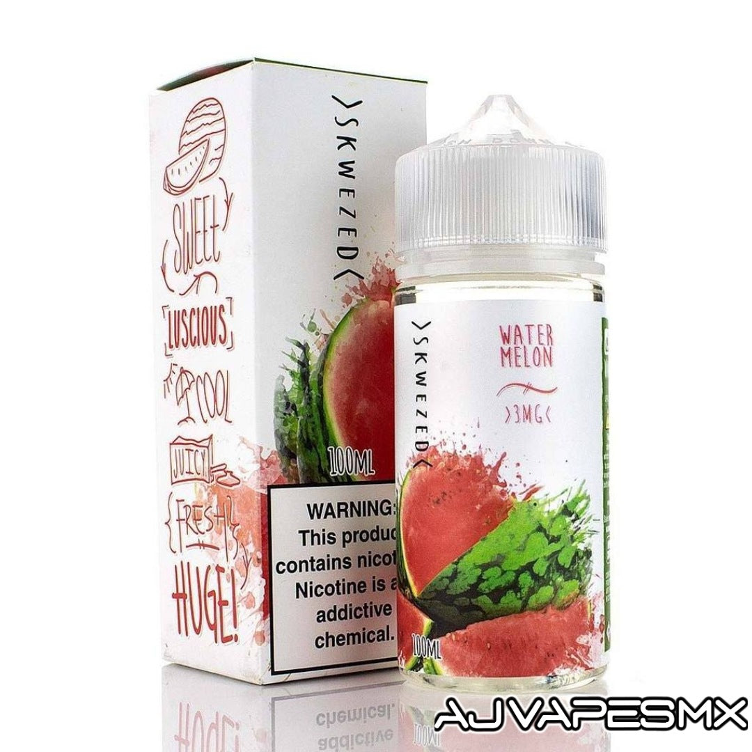 Watermelon 100ml | SKWEZED - AJ Vapes Mx - 3mg