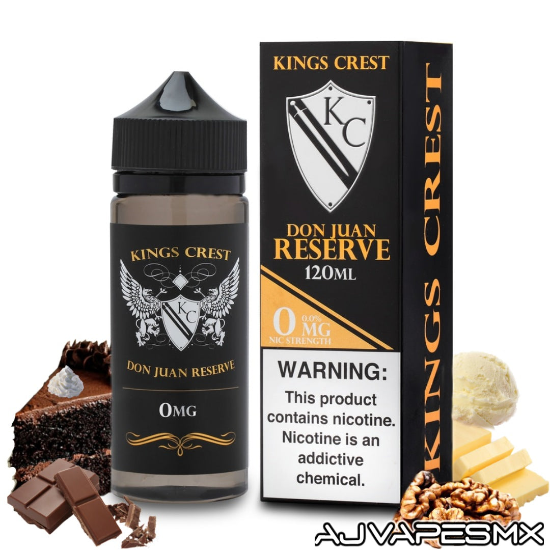 Don Juan Reserve 120ml | KINGS CREST - AJ Vapes Mx - 3mg