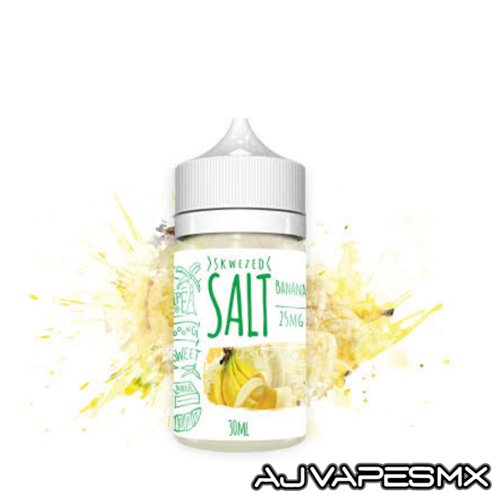 Banana 30ml NicSalt | SKWEZED - AJ Vapes Mx -
